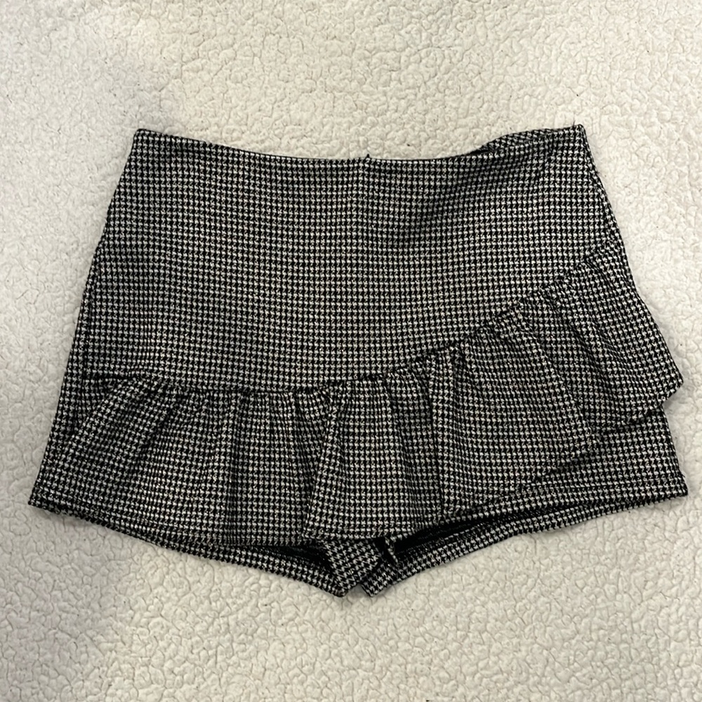 Altard State Sparkly Black and White printed skirt